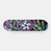 Kleurrijke Bewegingen Abstracte Trippy Fractal Art Persoonlijk Skateboard (Horizontaal)