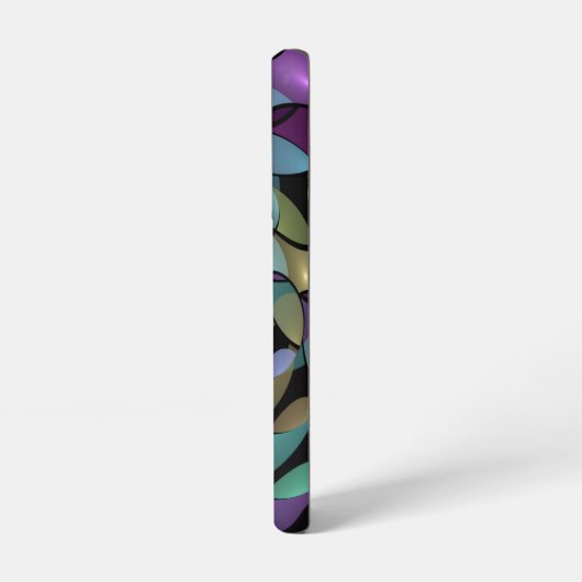 Kleurrijke Bewegingen Abstracte Trippy Fractal Art Samsung Galaxy Hoesje (Linkerkant)