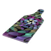 Kleurrijke Bewegingen Abstracte Trippy Fractal Art Snijplank (Hoek)