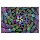 Kleurrijke Bewegingen Abstracte Trippy Fractal Art Snijplank (Voorkant)