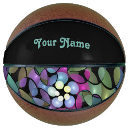 Kleurrijke Bewegingen Abstracte Trippy Fractal Naa Basketbal