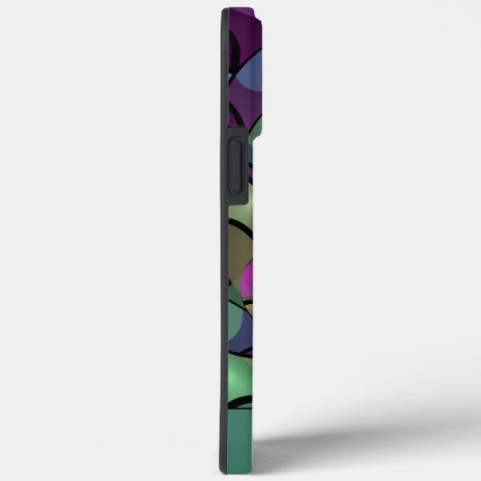 Kleurrijke Bewegingen Abstracte Trippy Fractal Naa Case-Mate iPhone Case (Achterkant / Rechts)