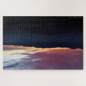 Kleurrijke bewolkte zonsondergang puzzel (Horizontaal)