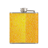 Kleurrijke bierheupkolf heupfles (Achterkant)