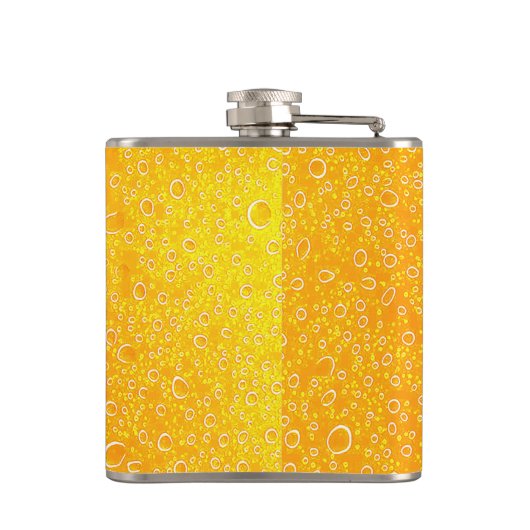 Kleurrijke bierheupkolf heupfles (Achterkant)