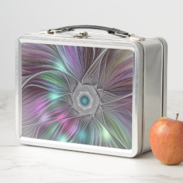 Kleurrijke Big Flower Abstract Trippy Fractal Art