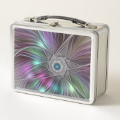 Kleurrijke Big Flower Abstract Trippy Fractal Art (Voorkant)