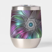 Kleurrijke Big Flower Abstract Trippy Fractal Art (Voorkant)