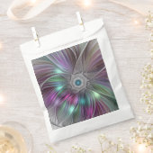 Kleurrijke Big Flower Abstract Trippy Fractal Art Bedankzakje (Geknipt)