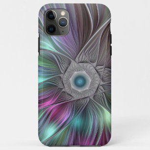Kleurrijke Big Flower Abstract Trippy Fractal Art Case-Mate iPhone Case