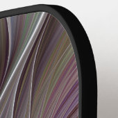 Kleurrijke Big Flower Abstract Trippy Fractal Art Pickleball Paddle (Links Detail)