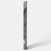 Kleurrijke Big Flower Abstract Trippy Fractal Art Samsung Galaxy Hoesje (Linkerkant)