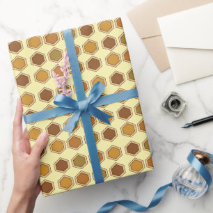 Kleurrijke Bijenkorf Verjaardag Cadeaupapier