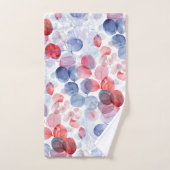 Kleurrijke bijtende EucalyptusWaterverf laat de kl Bad Handdoek (Handdoek)