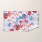 Kleurrijke bijtende EucalyptusWaterverf laat de kl Bad Handdoek (Handdoek)