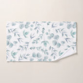 Kleurrijke bijtende EucalyptusWaterverf laat de kl Bad Handdoek (Handdoek)