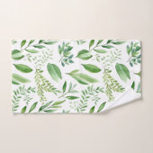 Kleurrijke bijtende EucalyptusWaterverf laat de kl Bad Handdoek (Handdoek)