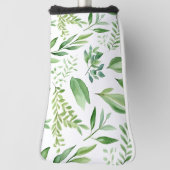 Kleurrijke bijtende EucalyptusWaterverf laat de kl Golfheadcover (Draai 90)