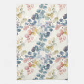 Kleurrijke bijtende EucalyptusWaterverf laat de kl Theedoek (Verticaal)