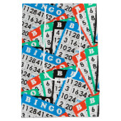 Kleurrijke Bingo Kaart Collectie Medium Cadeauzakje (Achterkant)