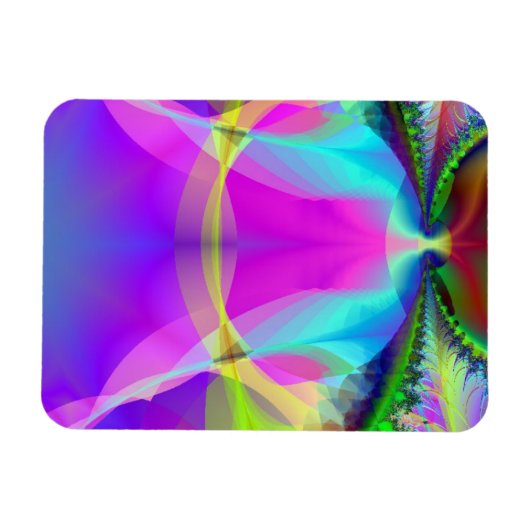 Kleurrijke binnencirkelmagneet magneet (Horizontaal)