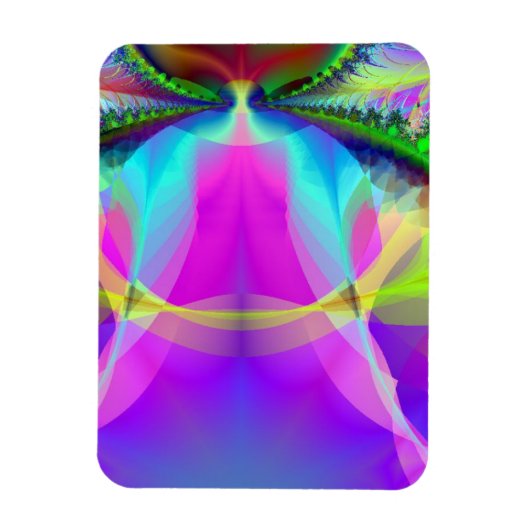 Kleurrijke binnencirkelmagneet magneet (Verticaal)