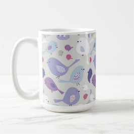 Kleurrijke Bird Patterned Fun voor vogelliefhebber Koffiemok