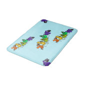 Kleurrijke Birds Funny Bath Mat - (Gekanteld)