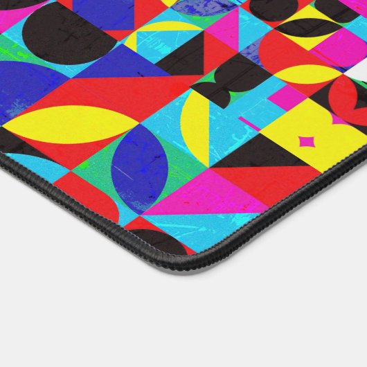 Kleurrijke Bitcoin (Vibrant HD) Bureaumat (Hoek)
