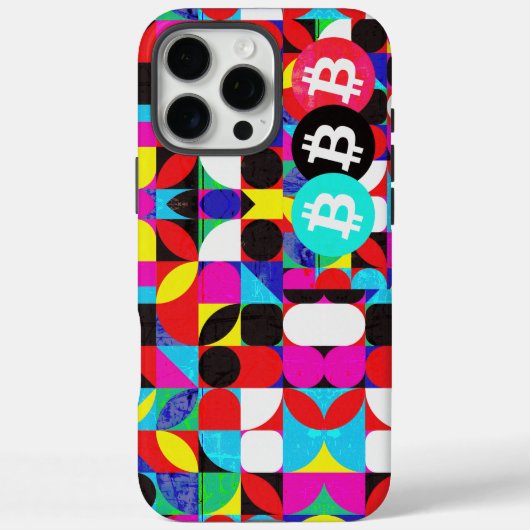 Kleurrijke Bitcoin (Vibrant HD) Case-Mate iPhone Case (Achterkant)