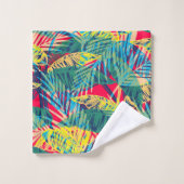 Kleurrijke bladeren bad handdoek (Wasdoekje)