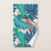 Kleurrijke bladeren bad handdoek (Handdoek)
