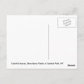 Kleurrijke bladeren briefkaart (Achterkant)