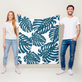 Kleurrijke Bladeren Fleece Deken