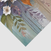 Kleurrijke bladeren Floral-Abstract Beachy Tissuepapier (Detail)