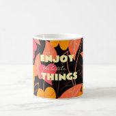 Kleurrijke bladeren koffiemok (Center)