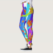 kleurrijke bladeren leggings (Links)