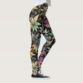 Kleurrijke bladeren leggings (Rechts)