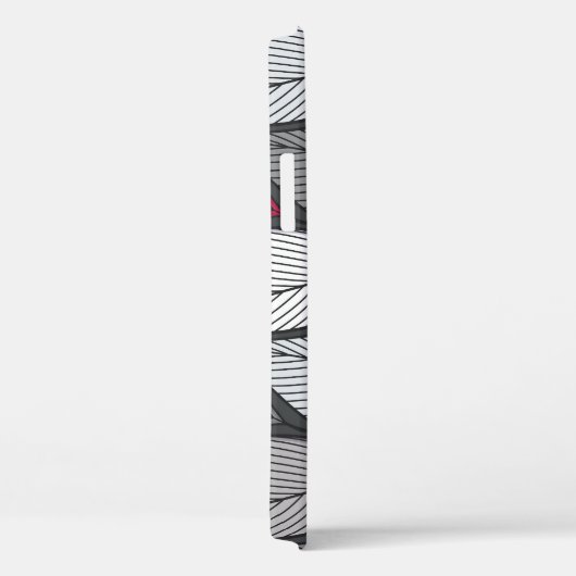 Kleurrijke bladeren: met de hand getekend naadloos Case-Mate iPhone case (Achterkant / Rechts)