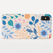 Kleurrijke bladeren Modern Foliage Patroon Case-Mate iPhone Case (Achterkant (horizontaal))