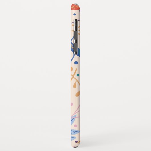 Kleurrijke bladeren Modern Foliage Patroon Case-Mate iPhone Case (Achterkant/links)