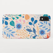 Kleurrijke bladeren Modern Foliage Patroon Case-Mate iPhone Case (Achterkant (horizontaal))