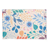 Kleurrijke bladeren Modern Foliage Patroon Kussensloop (Voorkant-Links)