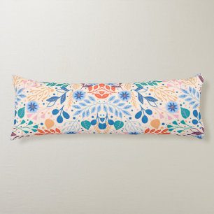 Kleurrijke bladeren Modern Foliage Patroon Lichaamskussen