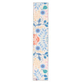 Kleurrijke bladeren Modern Foliage Patroon Medium Tafelloper (Voorkant)