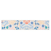 Kleurrijke bladeren Modern Foliage Patroon Medium Tafelloper (Horizontaal)