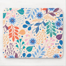 Kleurrijke bladeren Modern Foliage Patroon