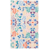 Kleurrijke bladeren Modern Foliage Patroon Tafelkleed (Voorkant)