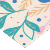 Kleurrijke bladeren Modern Foliage Patroon Tafelkleed (Gekanteld)