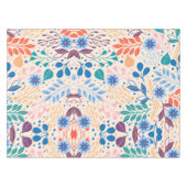 Kleurrijke bladeren Modern Foliage Patroon Tafelkleed (Voorkant (Horizontaal))